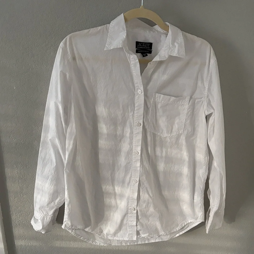 J. Crew Garçon White Button Down Shirt - Picture 11 of 13